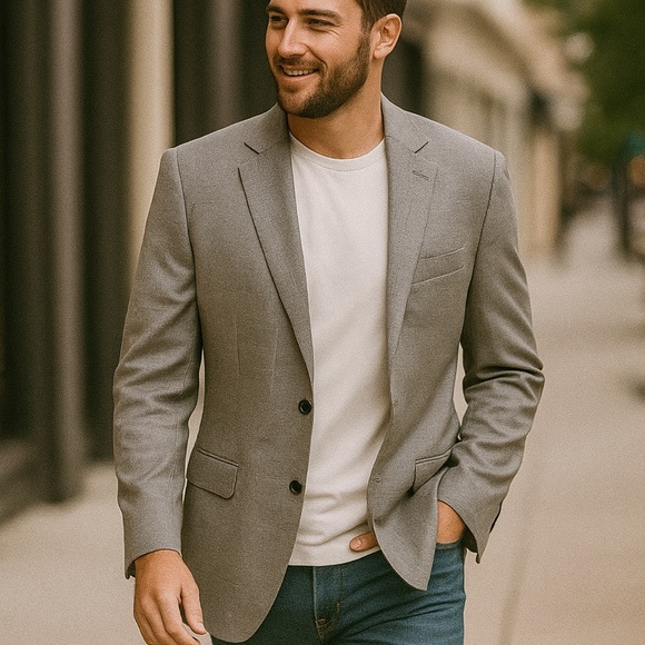 Saks Fifth Avenue/Ermenegildo Zegna Slim Fit Blazer Jacket